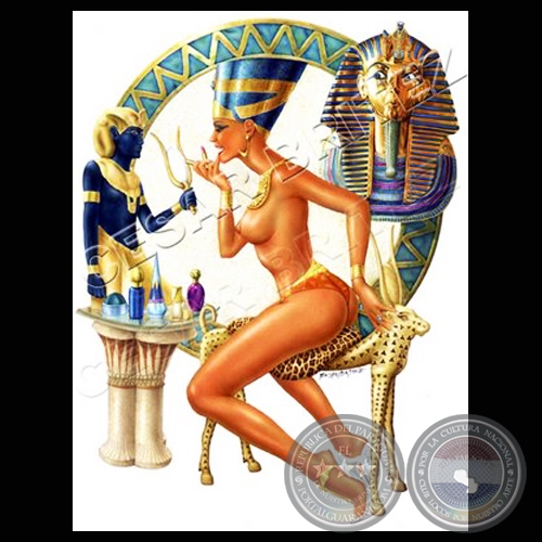 NEFERTITI - Ilustración de César Brítez